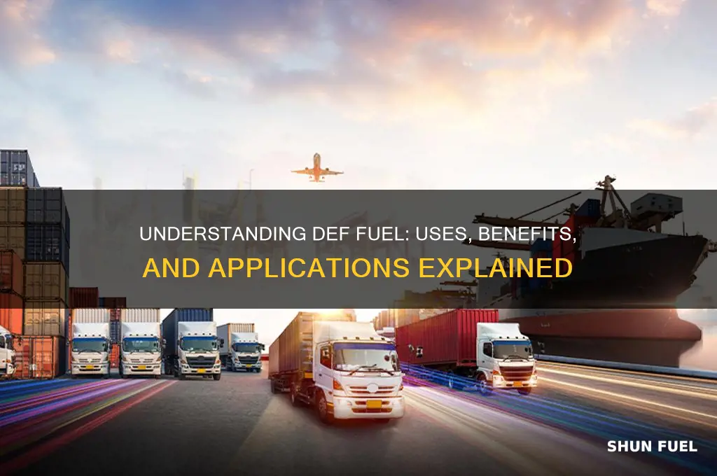what is def fuel used for