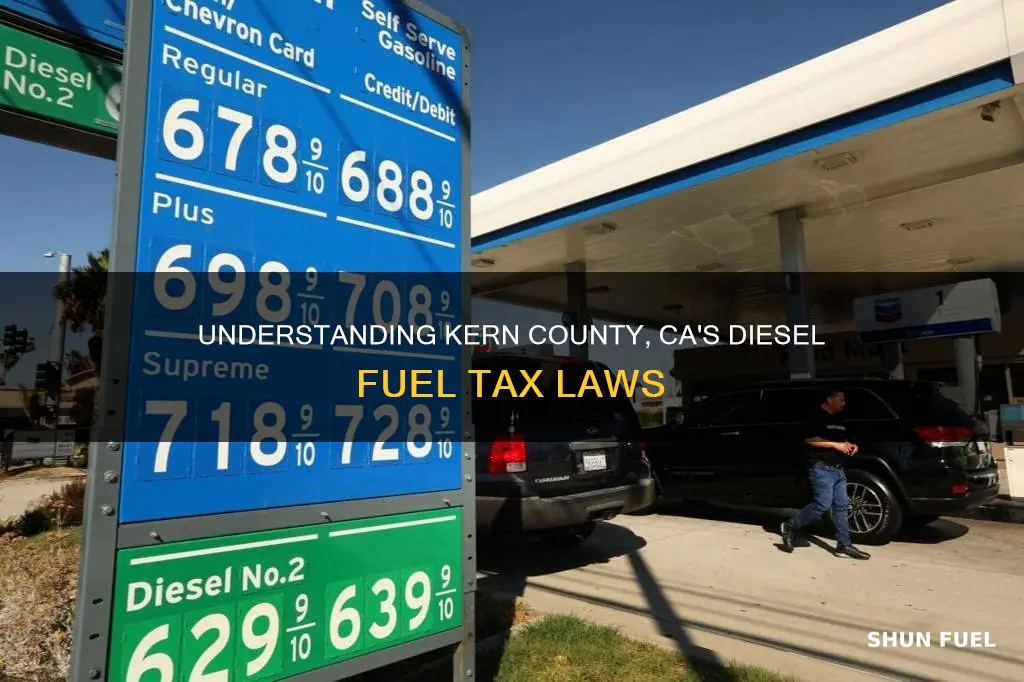 what is diesel fuel tax in kern county ca