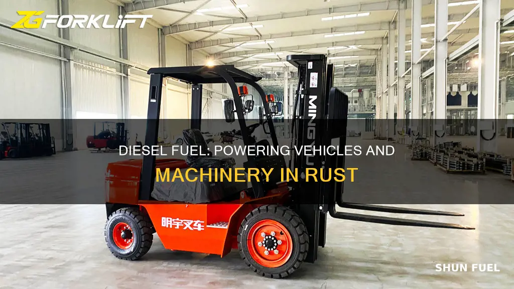 what is diesel fuel use for in rust