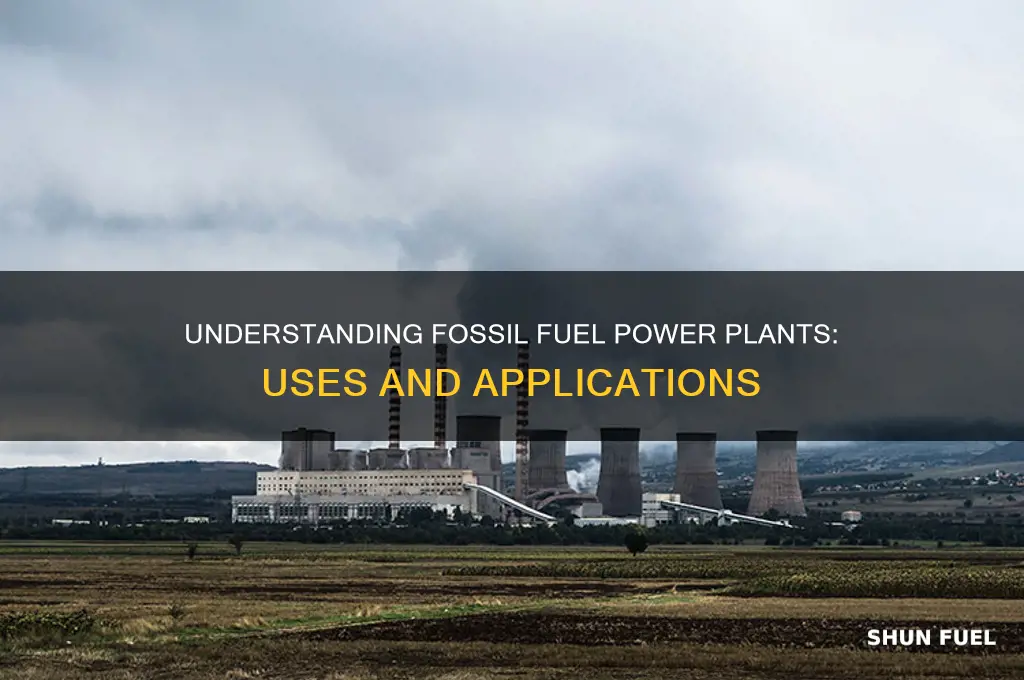 what is fossil fuel power plant used for