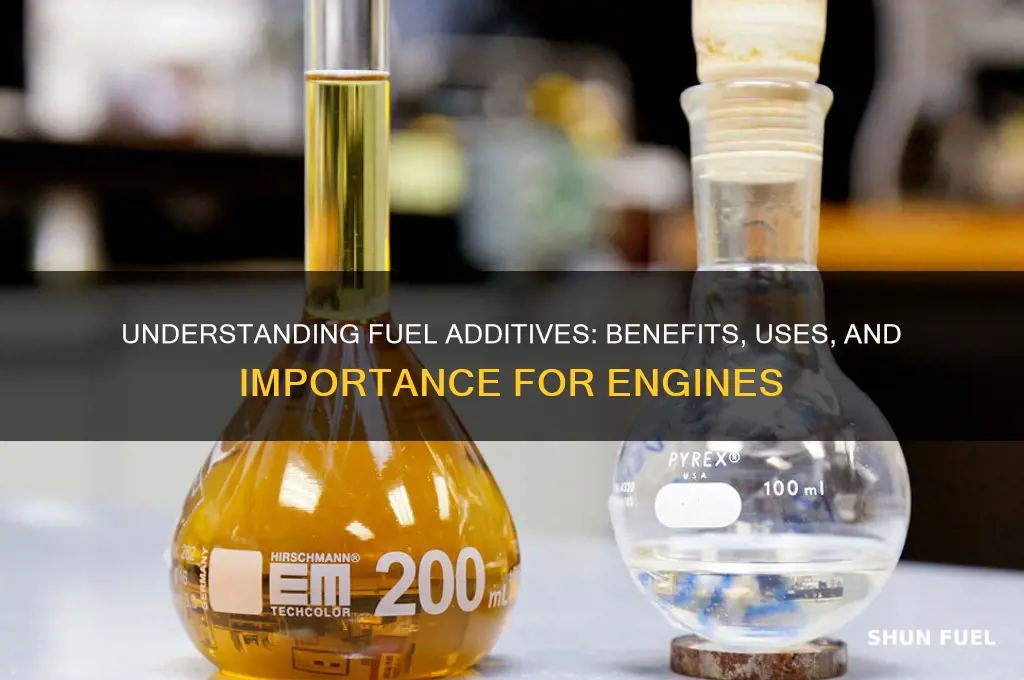 what is fuel additives and why they are used