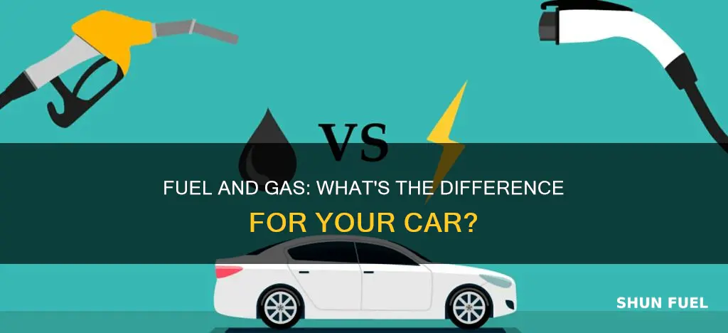 what is fuel and gas difference for car