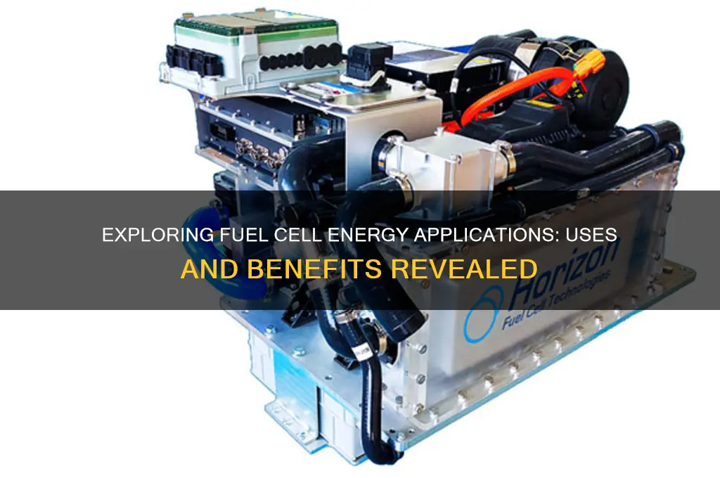 what is fuel cell energy used for