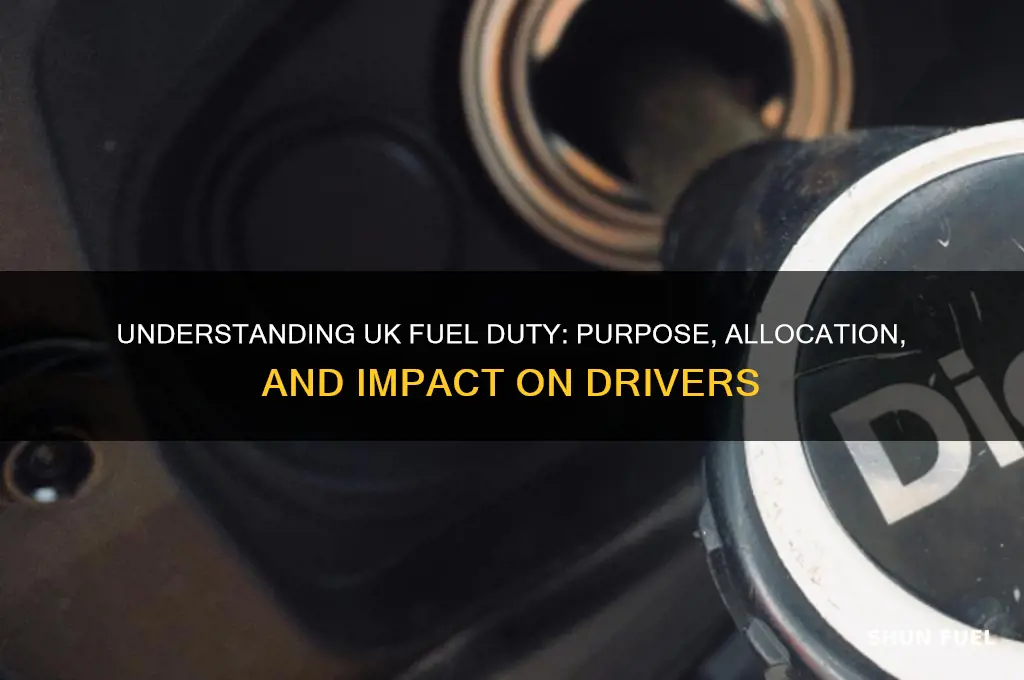 what is fuel duty used for uk