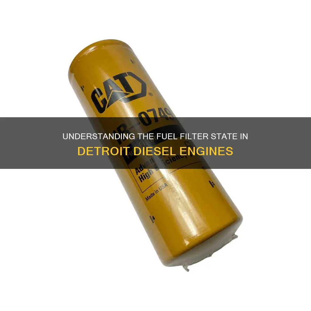 what is fuel filter state on detroit diesel program