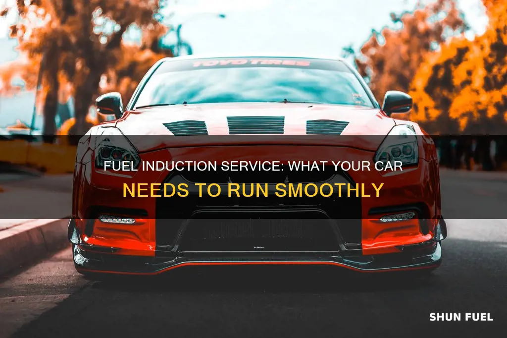 what is fuel induction service on a car