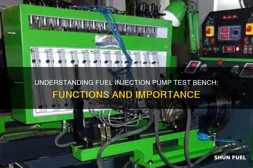 what is fuel injection pump test bench