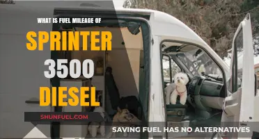 Sprinter 3500 Diesel: Impressive Fuel Mileage Stats