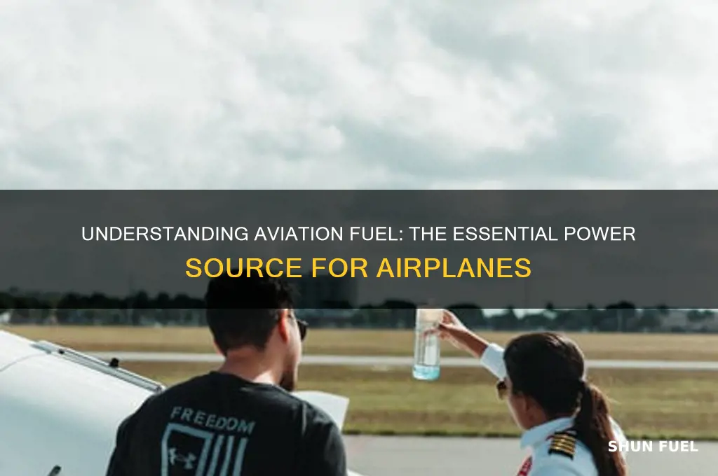what is fuel name used in aeroplane