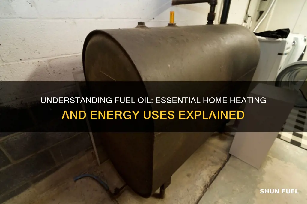 what is fuel oil used for in homes