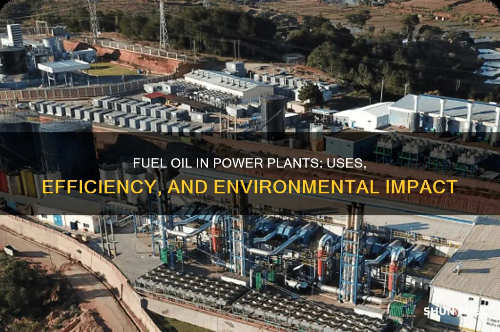 what is fuel oil used for power plants
