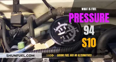 Understanding Fuel Pressure in the 94 S10 Truck