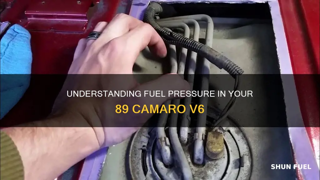 what is fuel pressure on 89 camaro v6