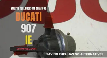 Understanding Fuel Pressure in the 1992 Ducati 907 IE