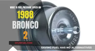 Fuel Pressure Specs: 1988 Bronco 2 Performance Guide