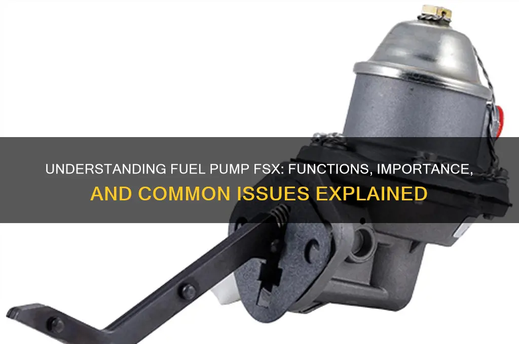 what is fuel pump fsx