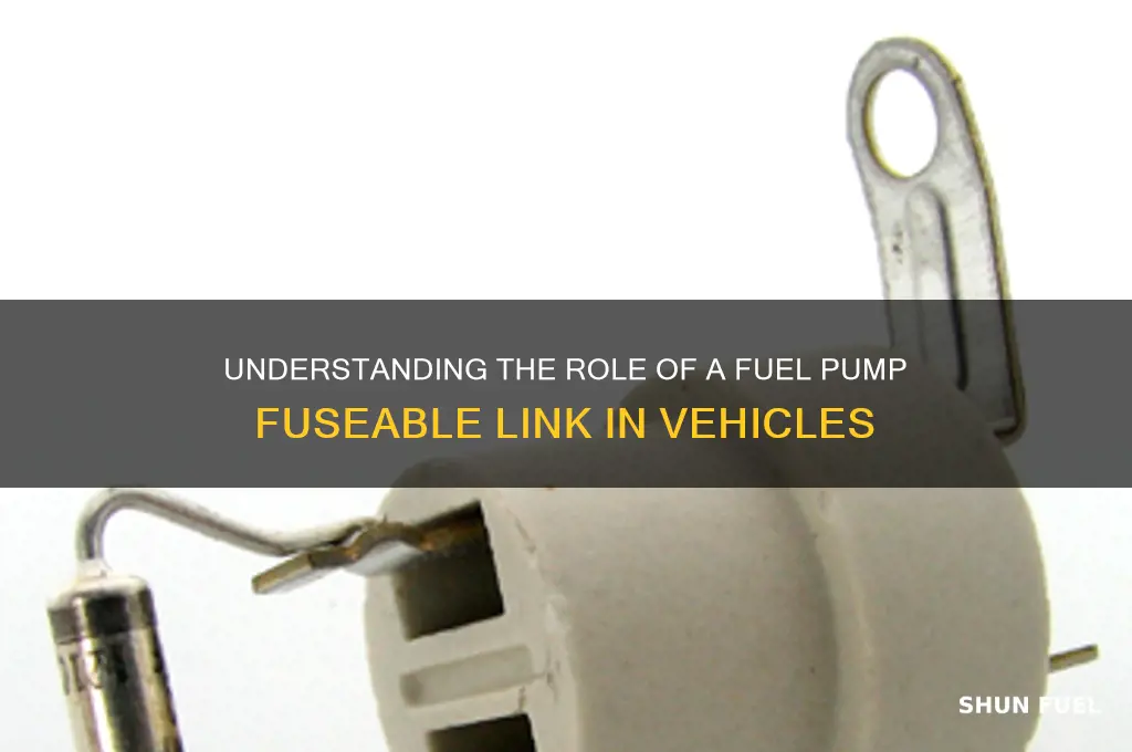 what is fuel pump fuseable link