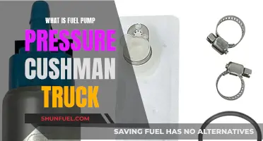 Understanding Fuel Pump Pressure in Your Cushman Truck