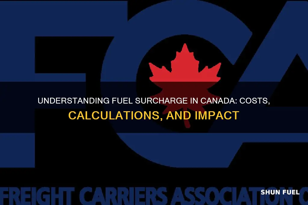 what is fuel surcharge canada