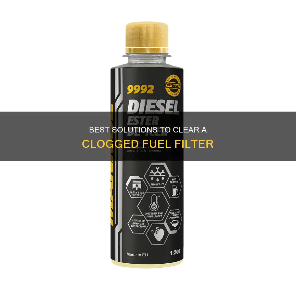what is good to use for clogged fuel filter