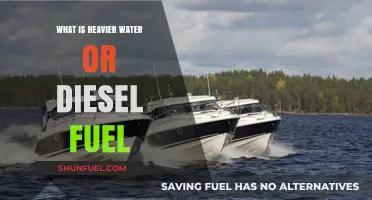 Water vs. Diesel: Which Liquid is Heavier?