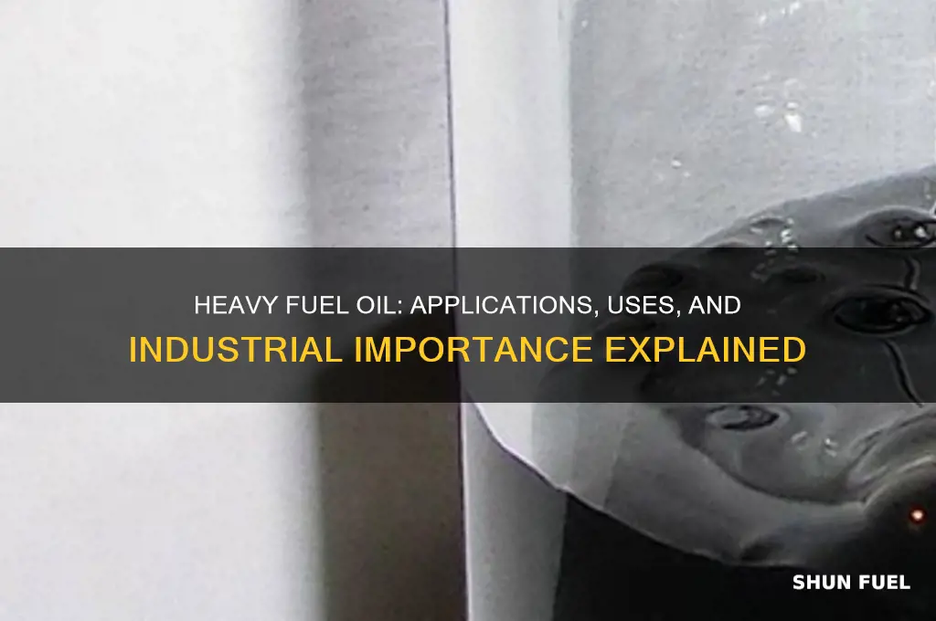 what is heavy fuel used for