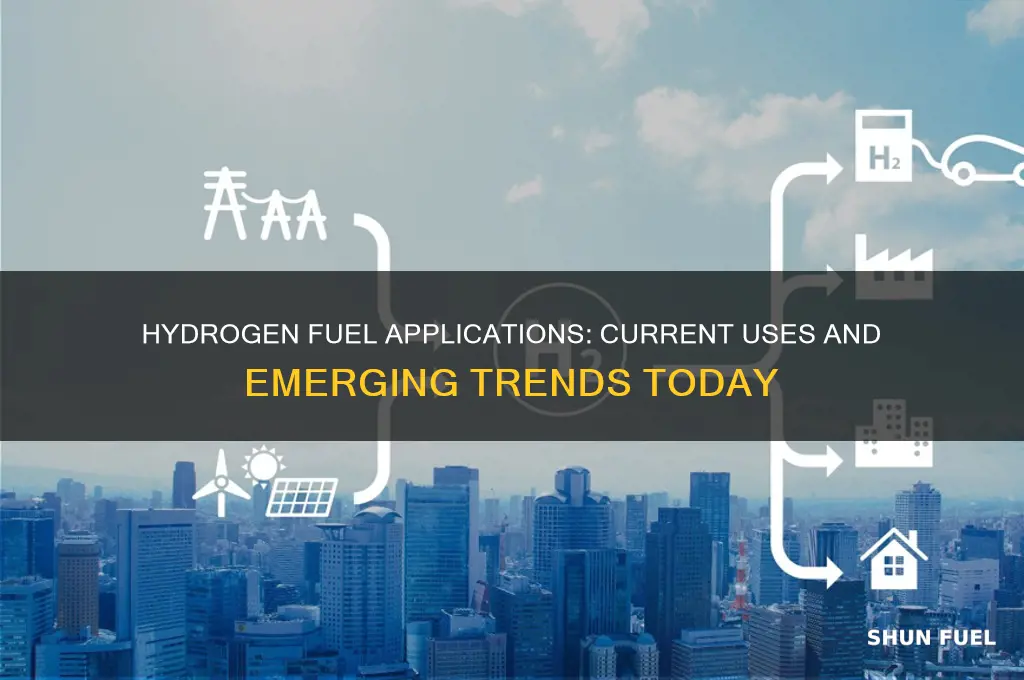 what is hydrogen fuel currently used for
