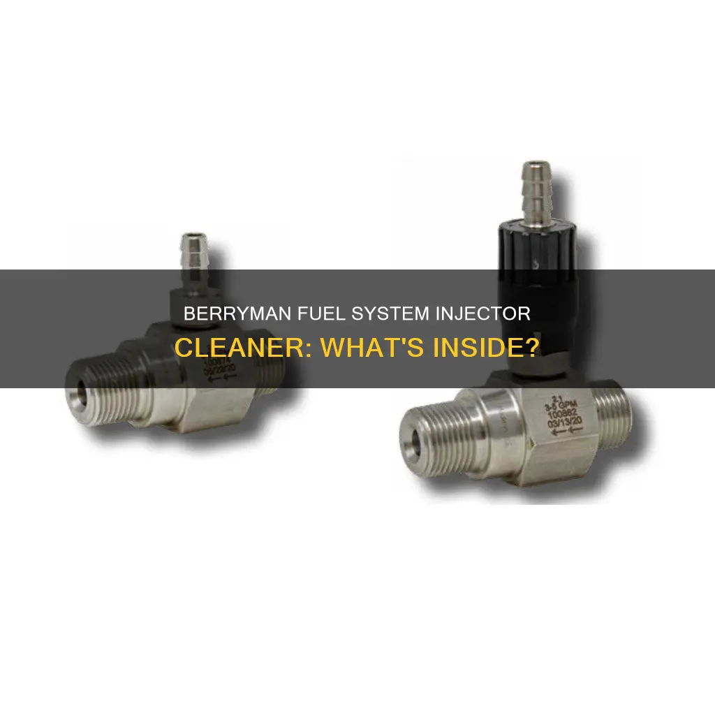 what is in berryman fuel system injector cleaner