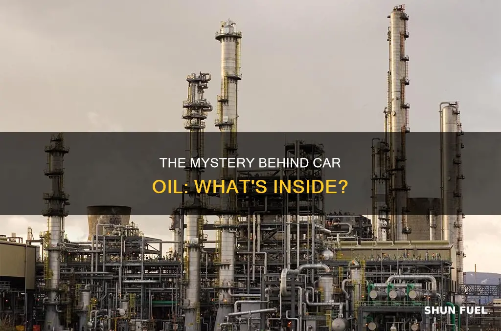what is in the oil that fuels my car