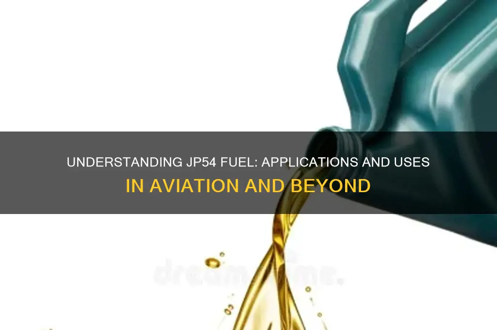 what is jp54 fuel used for