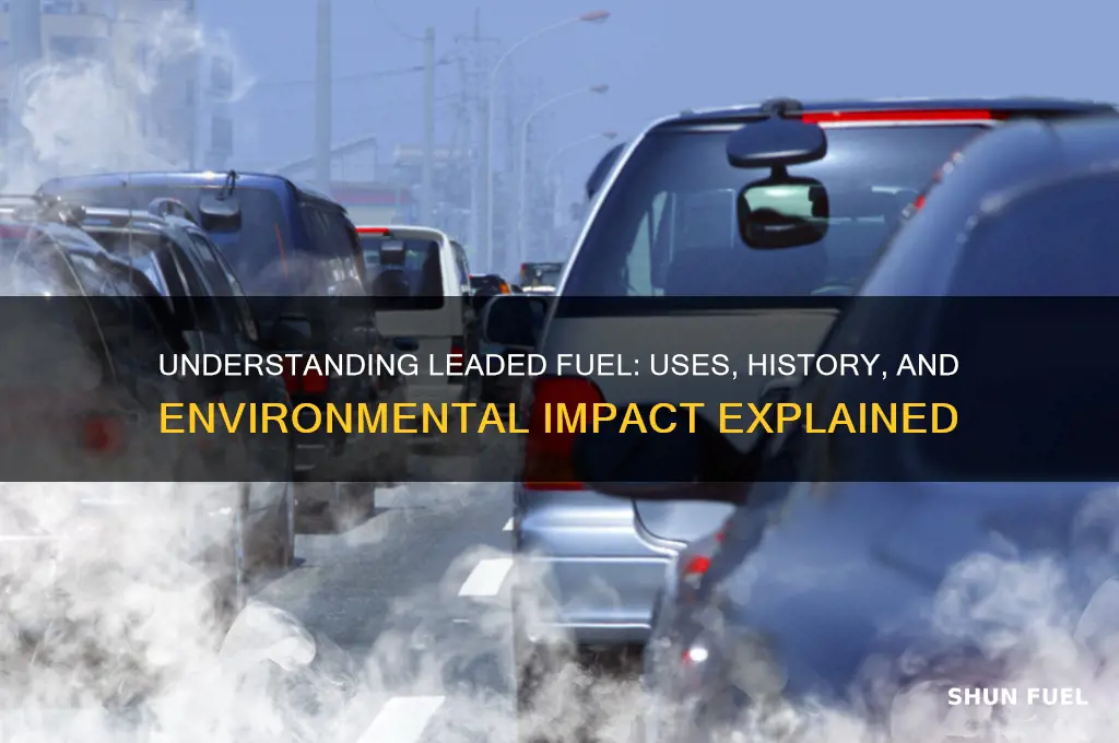 what is leaded fuel used for