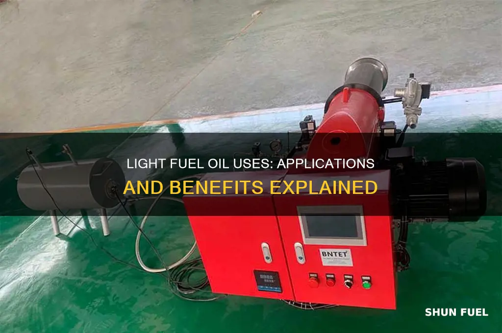what is light fuel oil used for