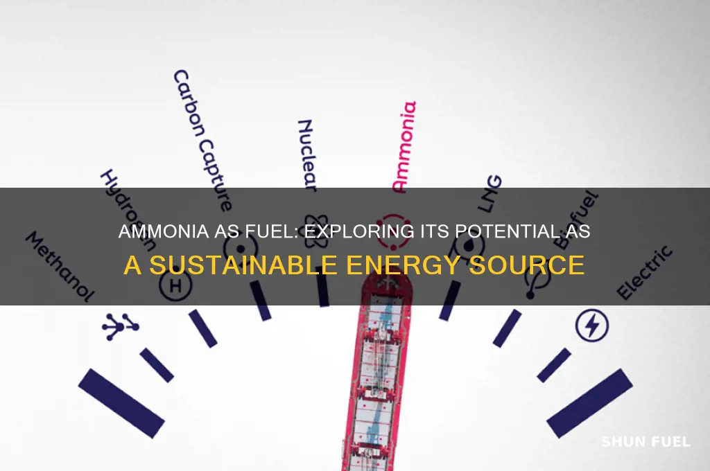 what is liklihood ammonia could be used as fuel source