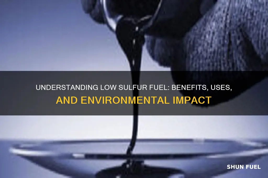 what is low sulfur fuel