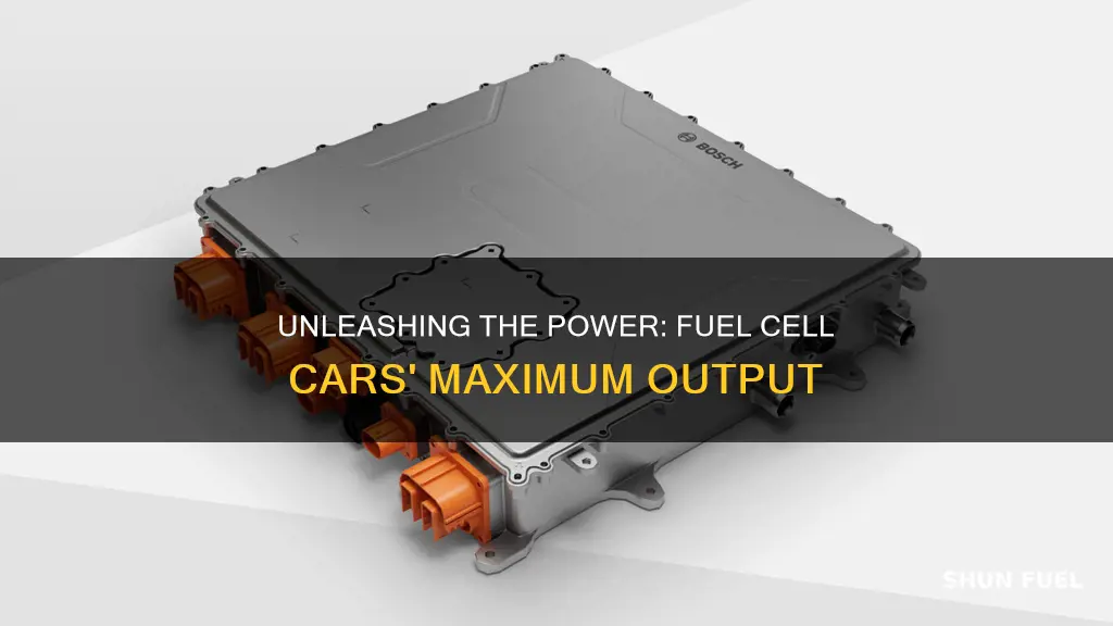 what is maximum power a fuel cell car can provide