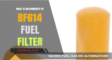 BF614 Fuel Filter: Size and Specifications Explained