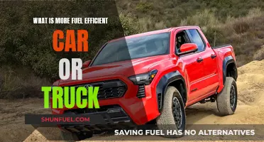 Car vs. Truck: Unveiling the Fuel Efficiency Mystery