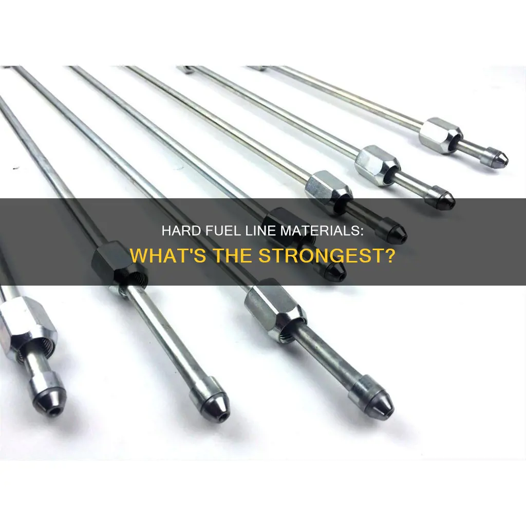 what is most hard fuel line made of