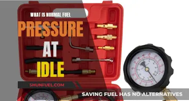 Fuel Pressure: Maintaining Normal Range While Idling