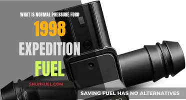 Fuel Pressure Standards for the 1998 Ford Expedition