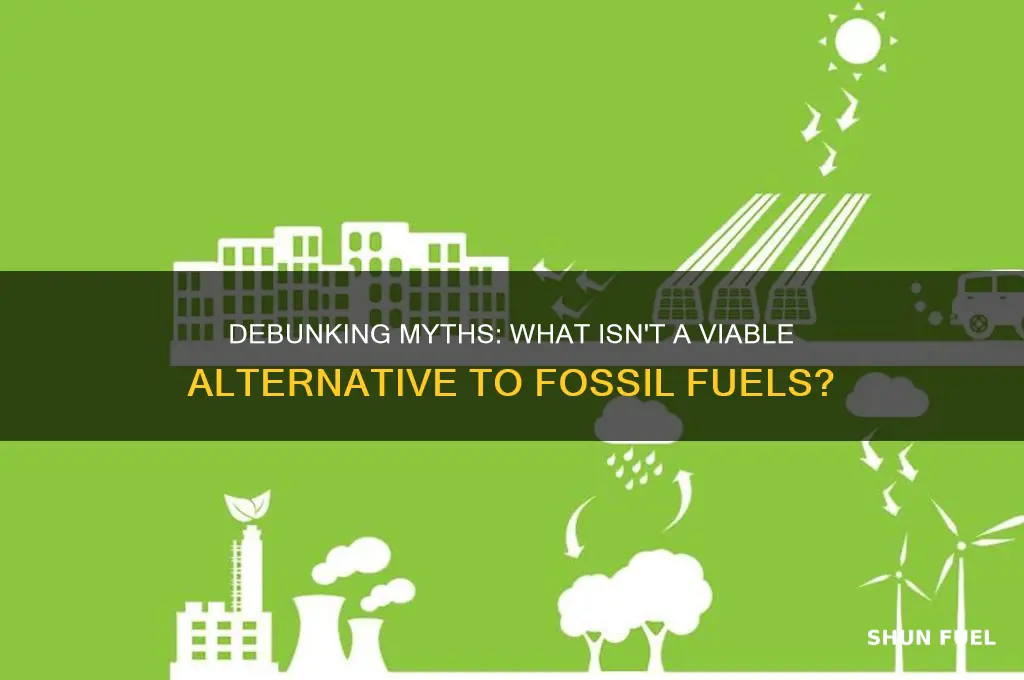 what is not an alternative to fossil fuels