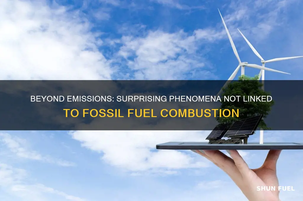 what is not caused by burning fossil fuels