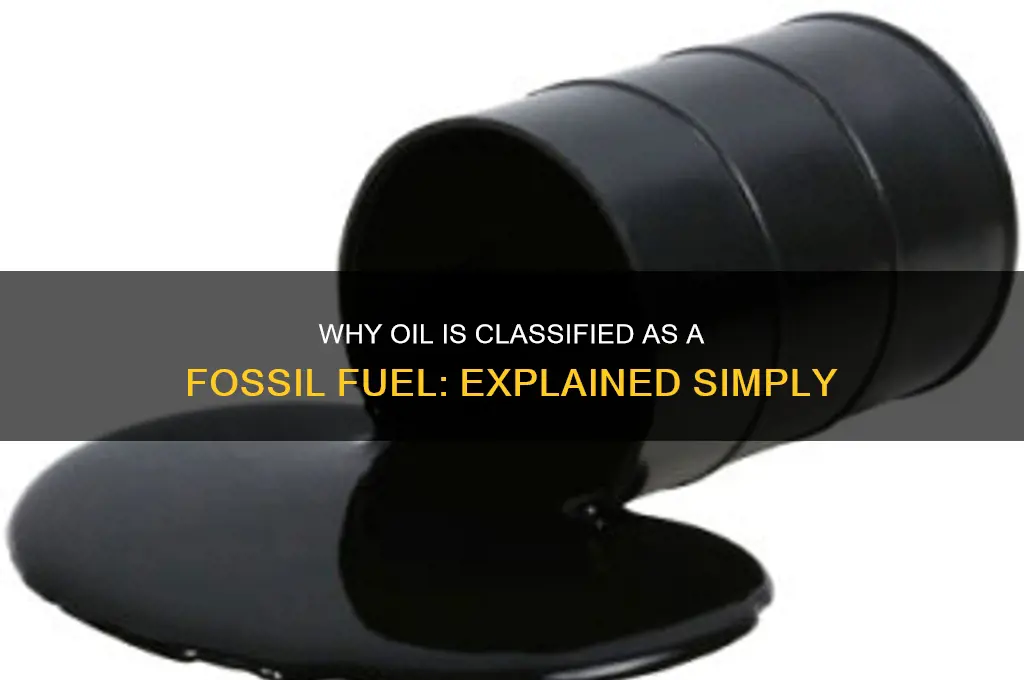 what is oil considered a fossil fuel