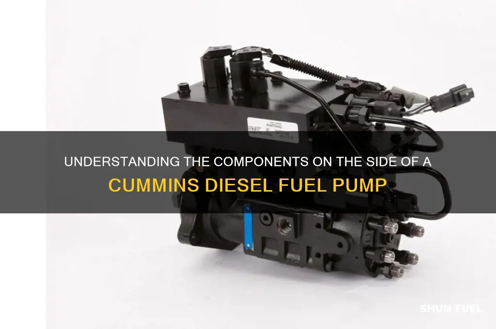 what is on yhe side of cummins diesel fuel pump