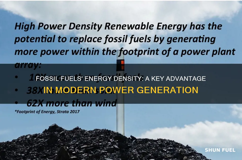 what is one advantage of using fossil fuels