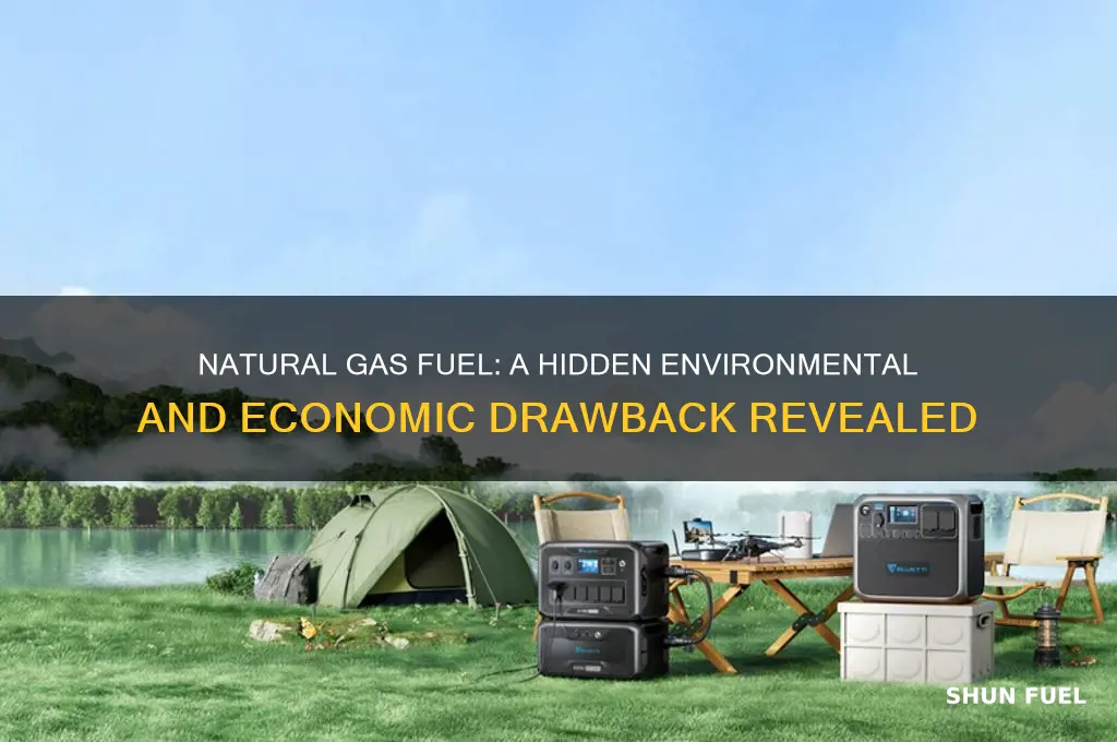what is one disadvantage of using natural gas as fuel