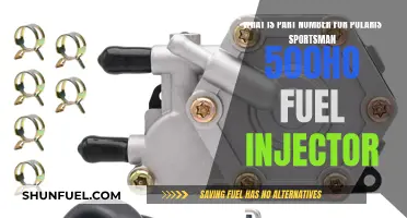 Polaris Sportsman 500HO: Fuel Injector Part Number Guide