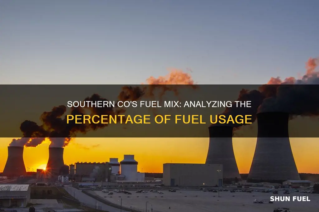 what is percetage of fuel southern co uses