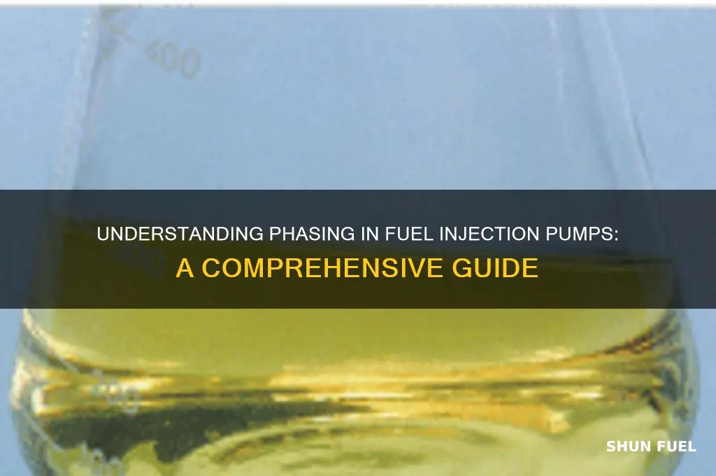 what is phasing in fuel injection pump