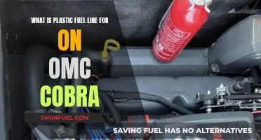 Plastic Fuel Lines: OMC Cobra's Essential Component